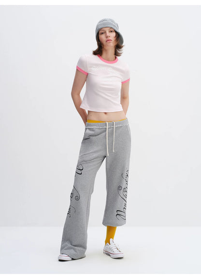 Color-Block Summer Fitted T-Shirt