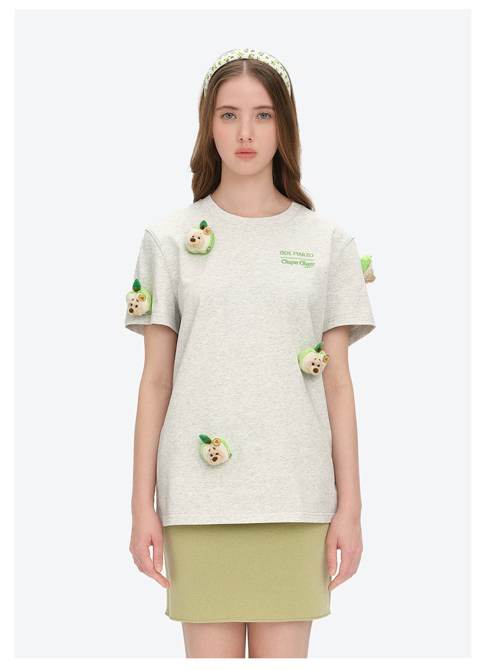 Crystal Bear Embellished T-shirt