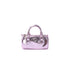 Pink & Silver Patent Leather Bag - CHINASQUAD