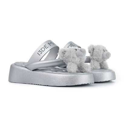 Cute Platform Thong Sandals