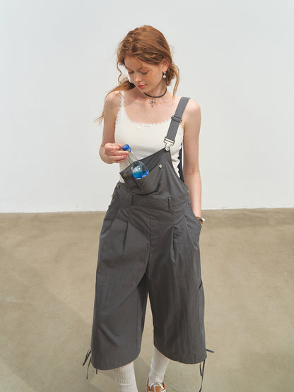 Loose Layering Wide-leg Straight Pants - CHINASQUAD
