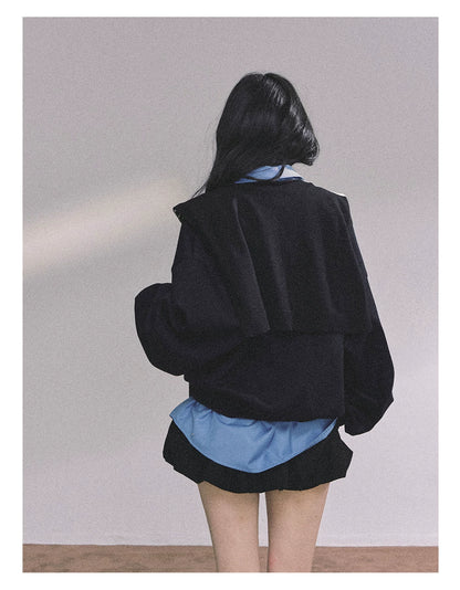 Two-Piece American Oversized Sweatshirt