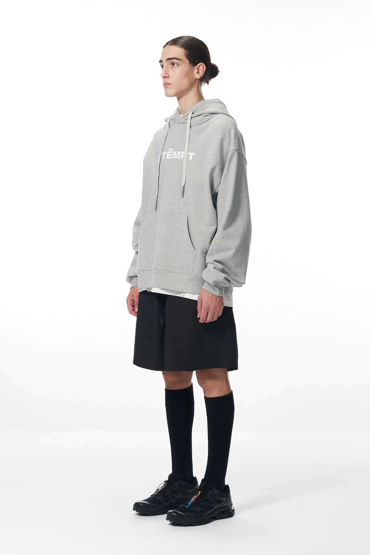 Essential Logo Sweatshirt &amp; Hoodie &amp; Sweatpants Set
