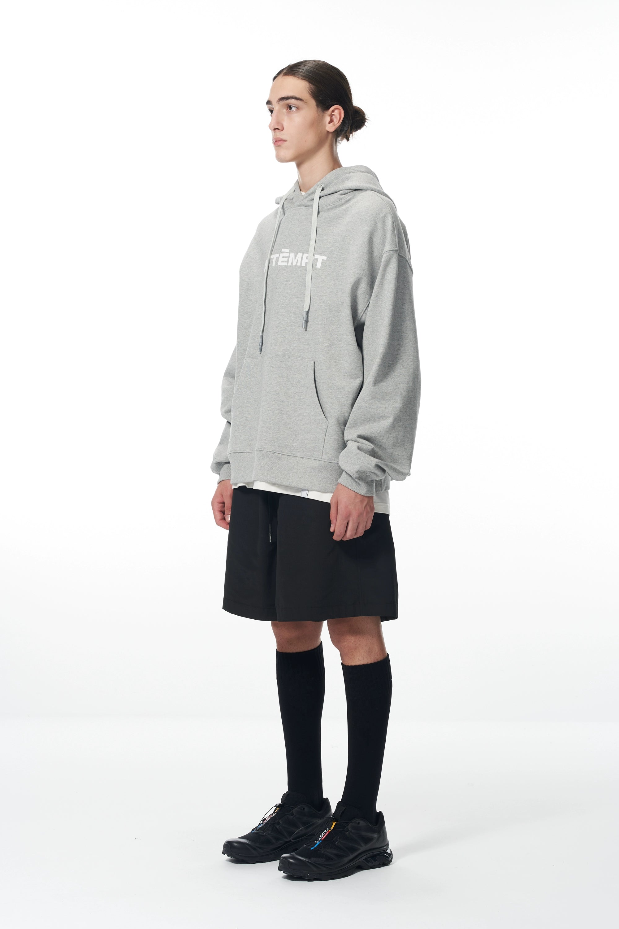 Essential Logo Sweatshirt &amp; Hoodie &amp; Sweatpants Set