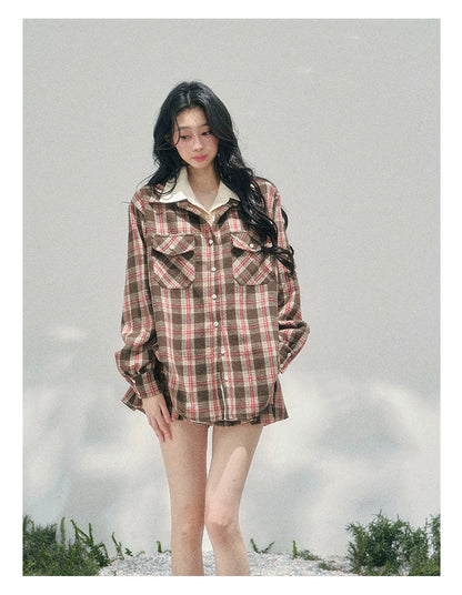 Coffeehouse Vintage Plaid Set