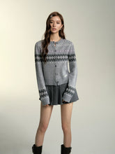 Black & Gray Cardigan Sweater - CHINASQUAD