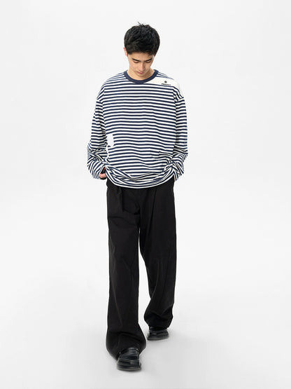 Striped Long-Sleeve T-Shirt - CHINASQUAD