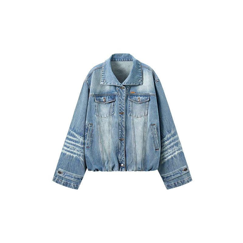 Equestrian Relaxed Denim Jacket