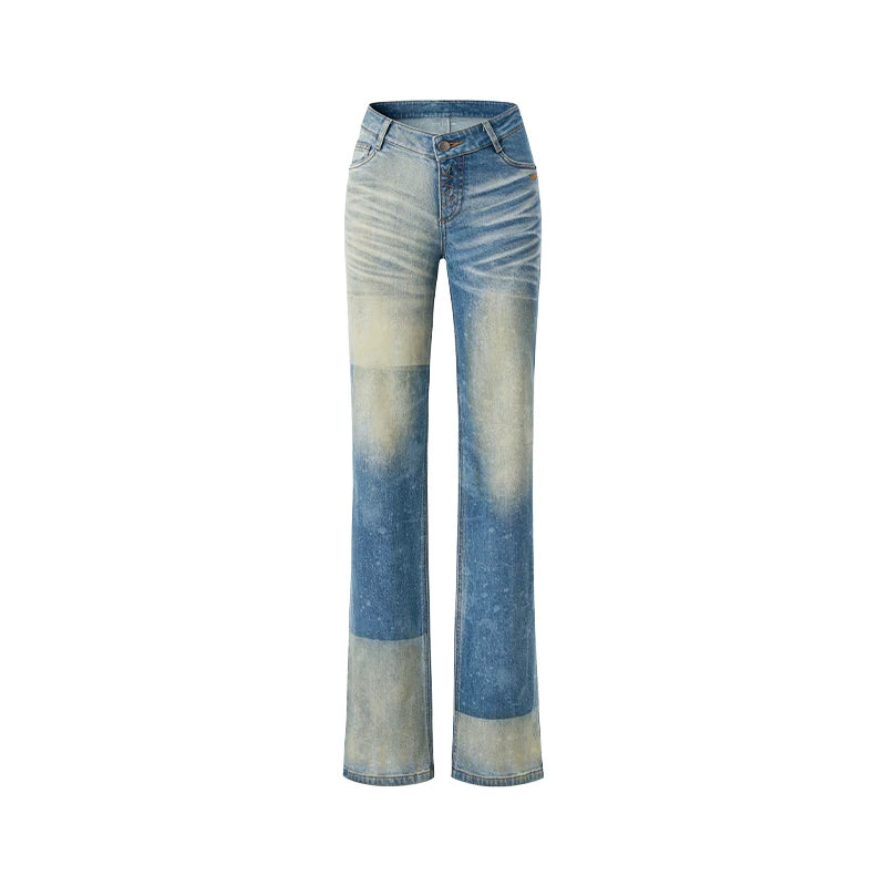Straight-Leg Lyocell Denim Jeans
