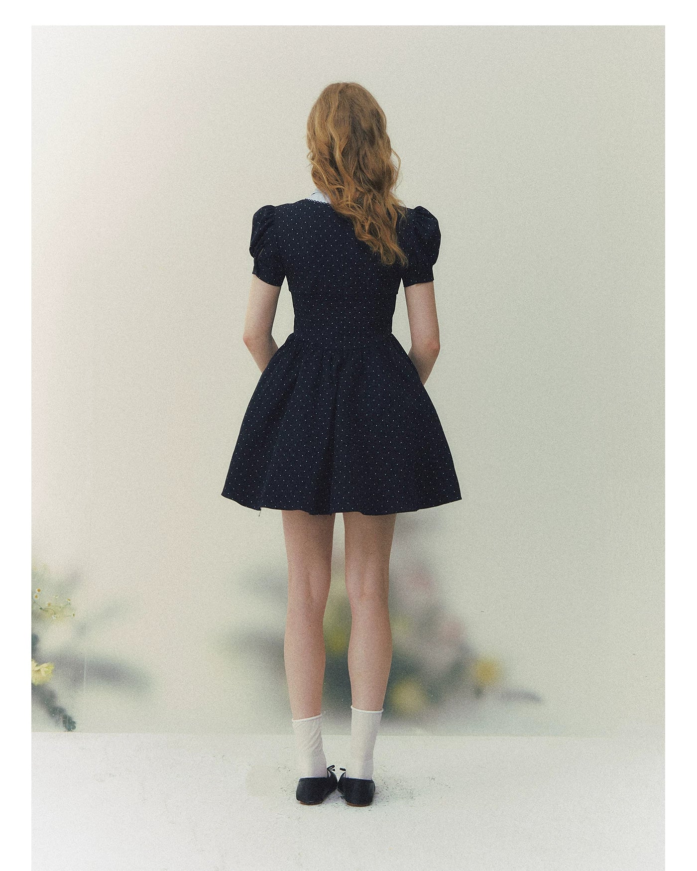 Polka Heiress Puff Dress