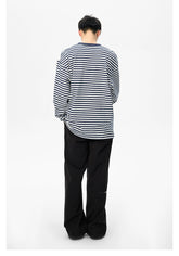 Striped Long-Sleeve T-Shirt - CHINASQUAD