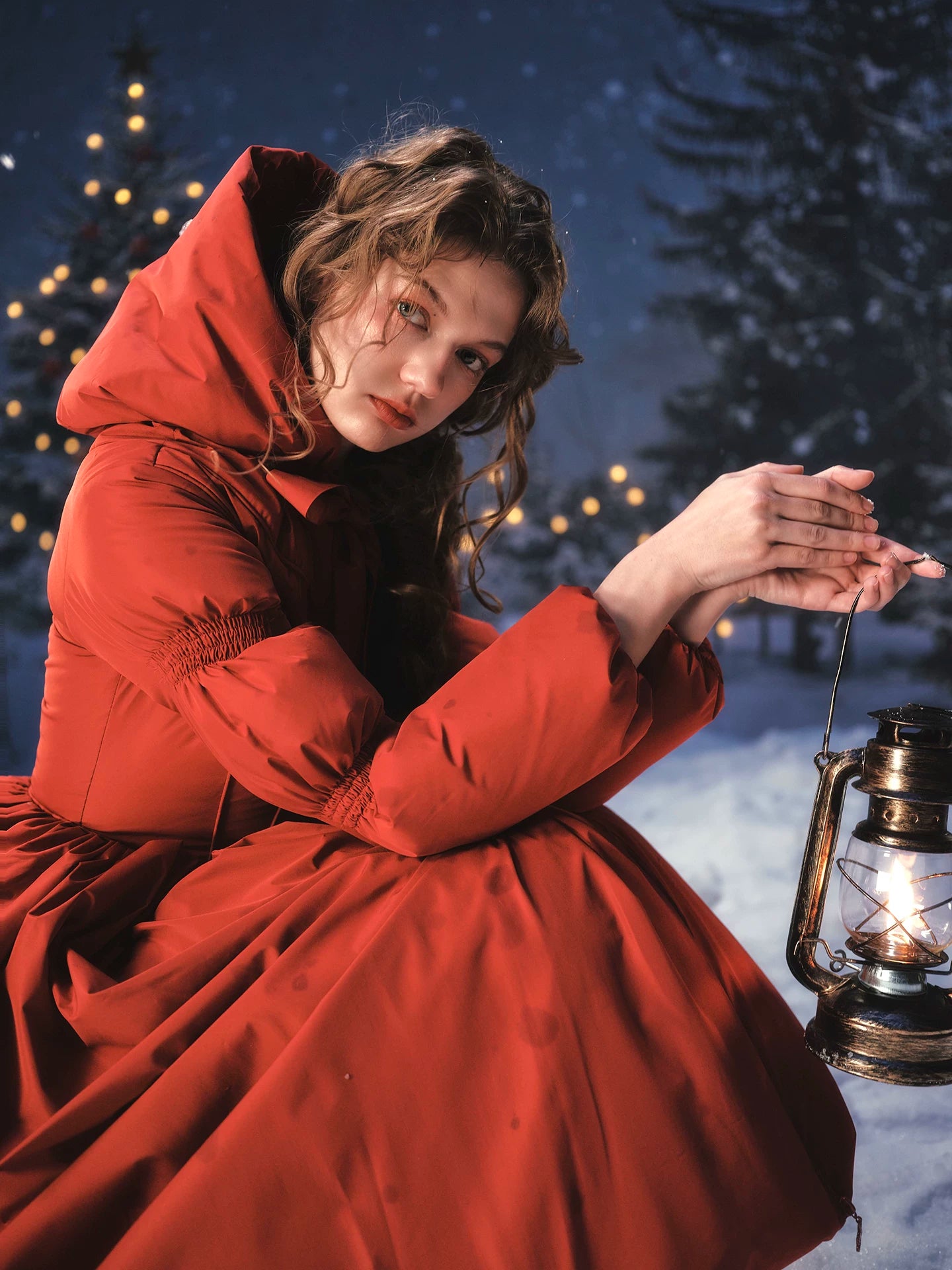 French Tailored Longline Down Coat