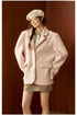 Pink Wool Blazer Jacket - CHINASQUAD