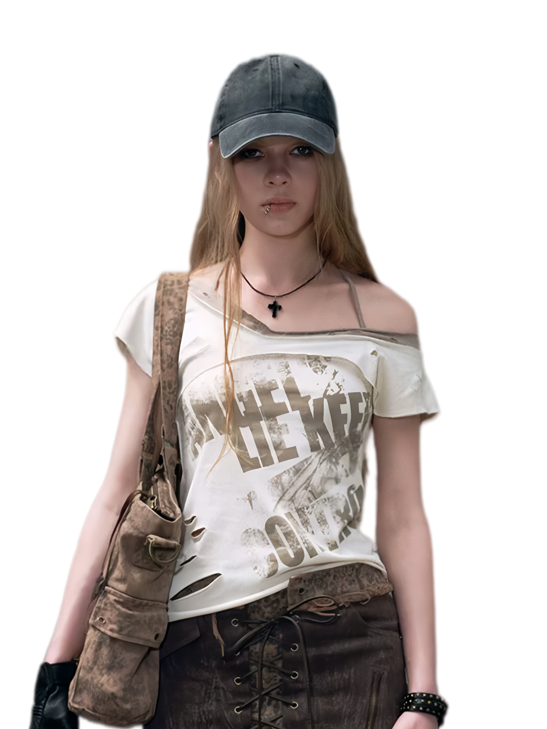 Cest Nous Asymmetric Graffiti T-Shirt – T-Shirts &amp; Polos