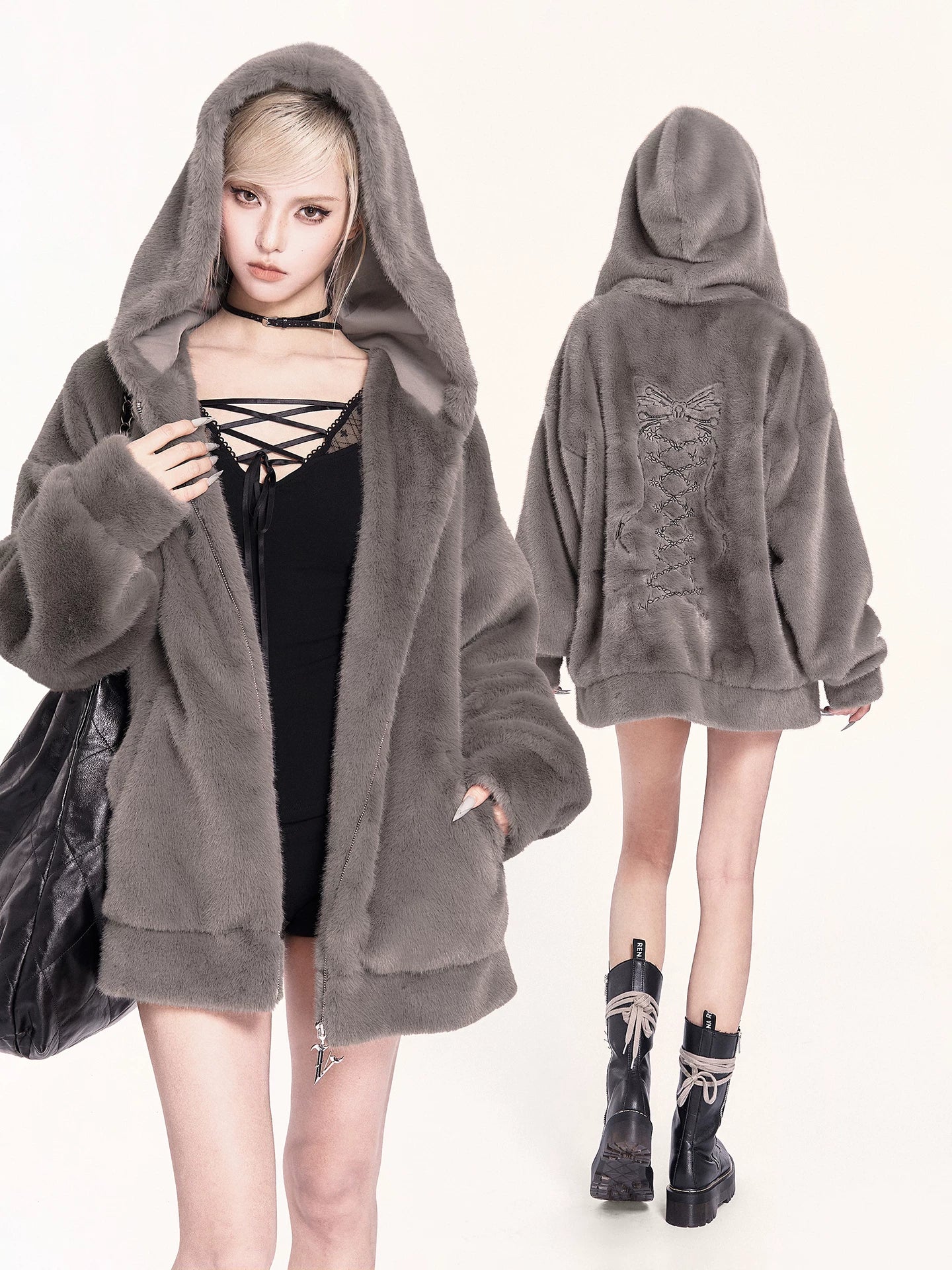 Faux-Layered Fleece-Lined Slim-Fit Base Layer