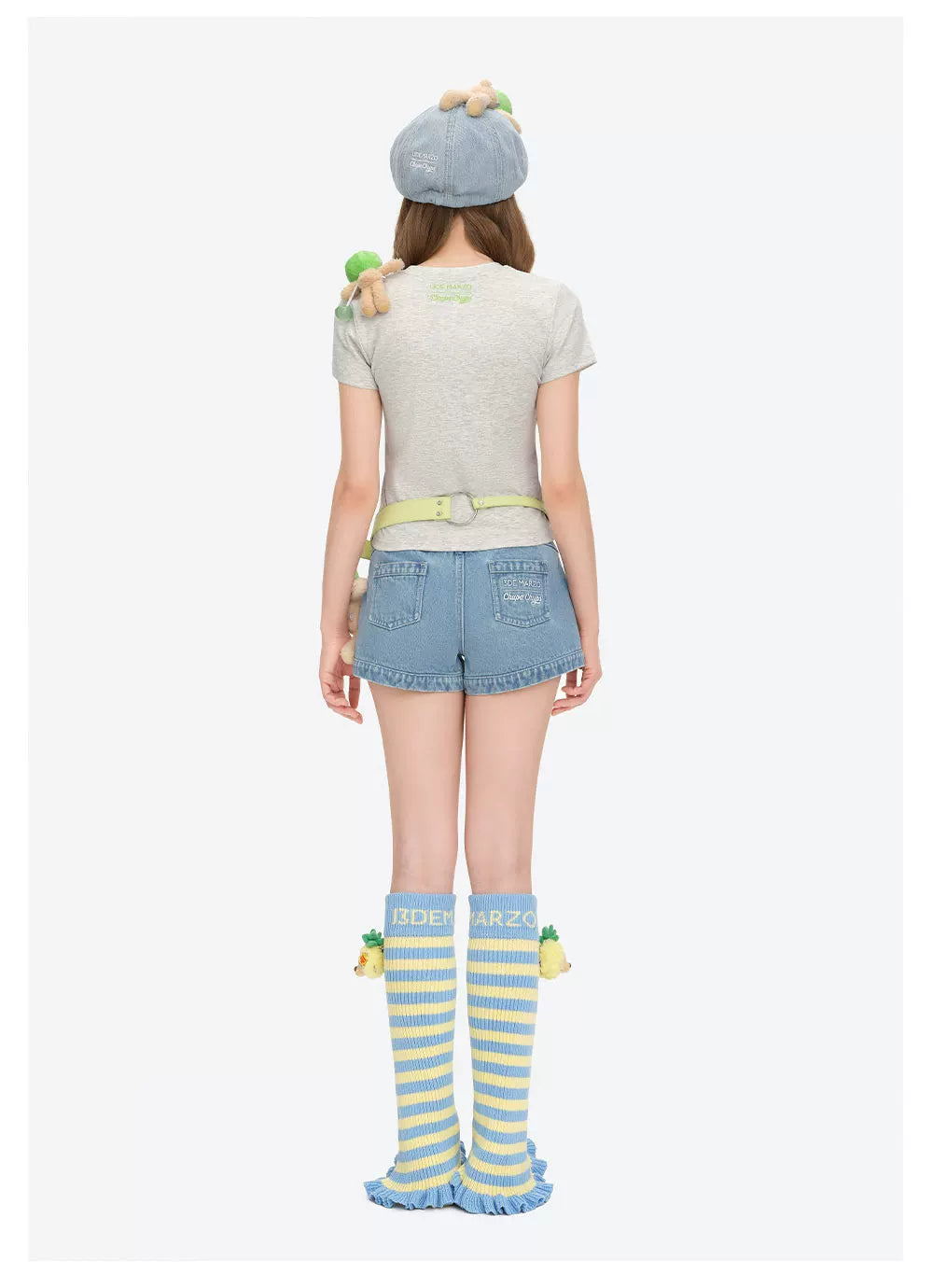 Lollipop V-Waist Slim-Fit Shorts