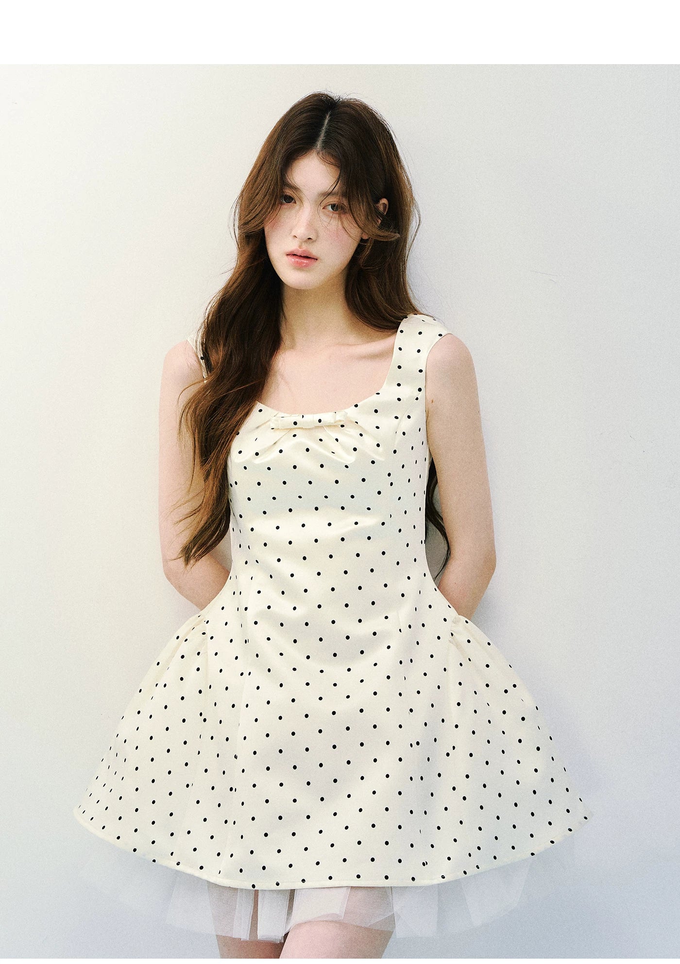 Blush Satin Princess Bubble Hem Dress