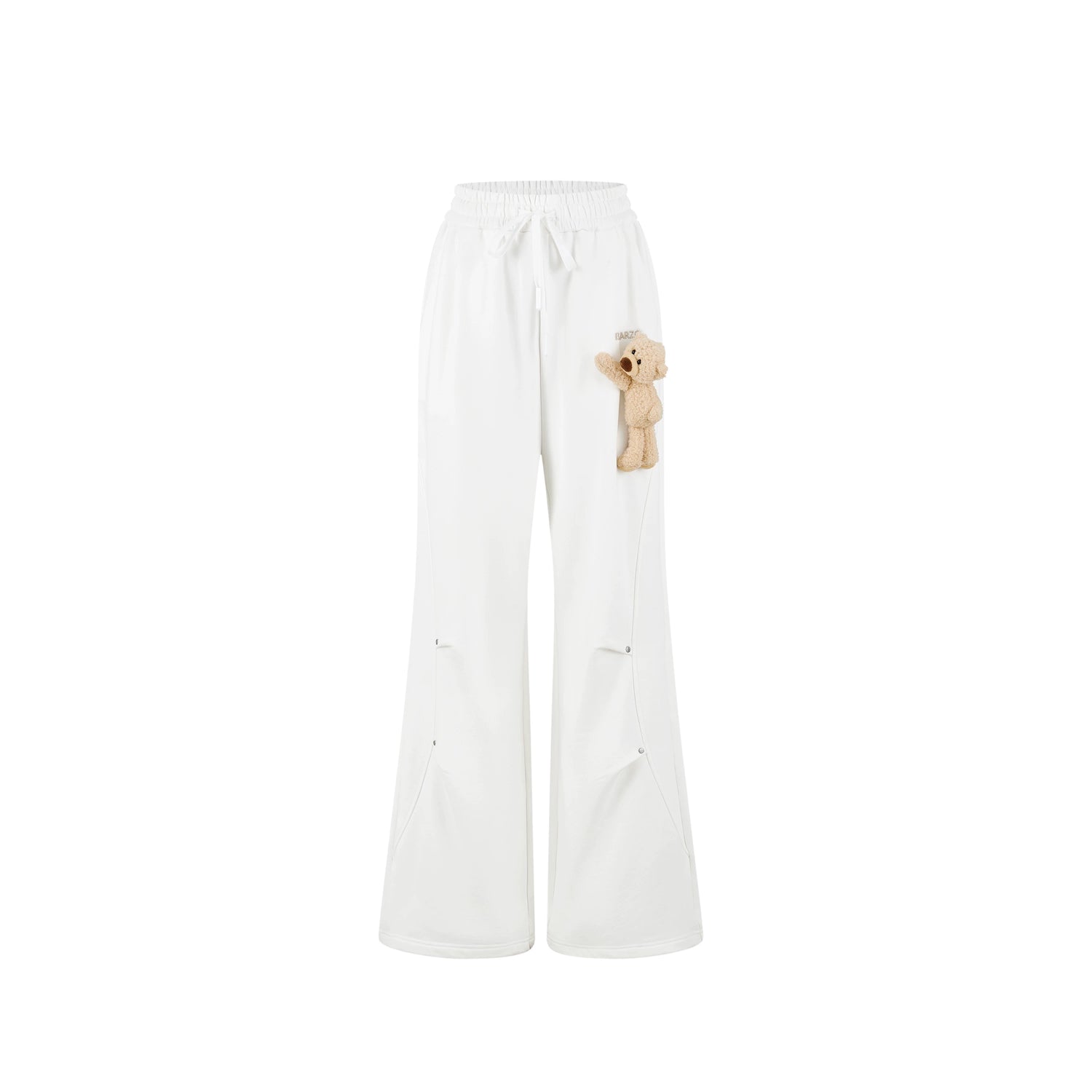 Panel-Structured Wide-Leg Lounge Pants