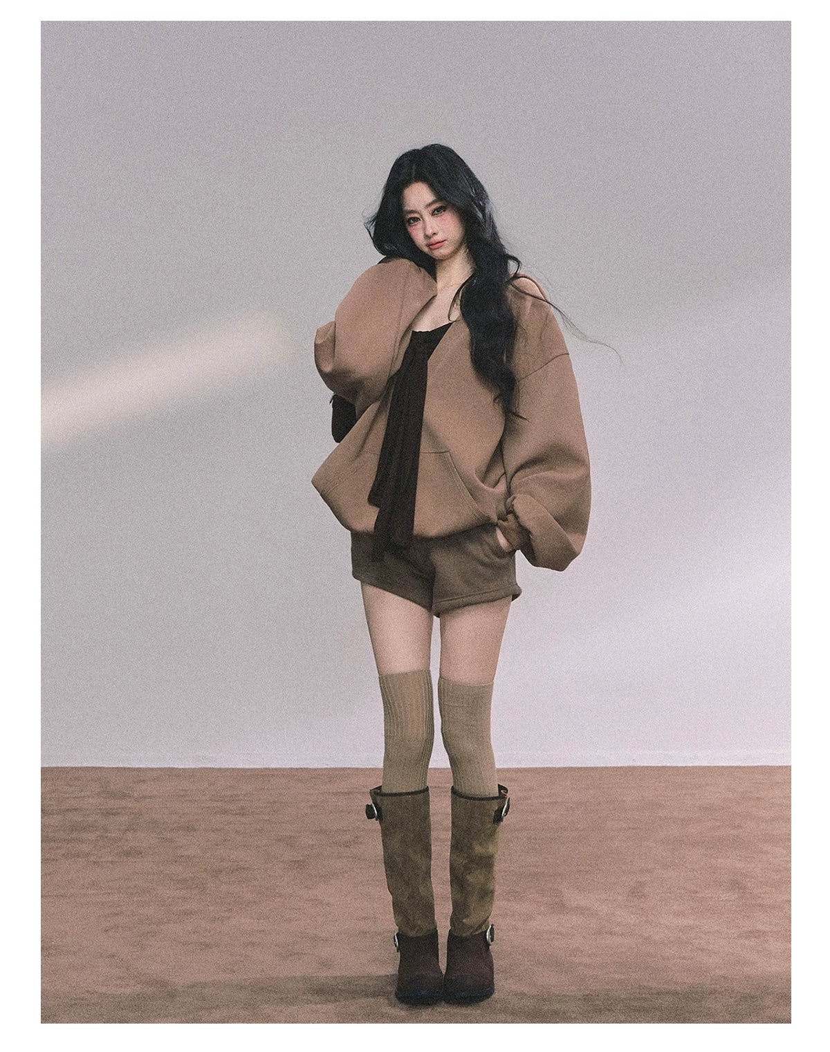 Autumn Leaves Hoodie Three-Piece Set