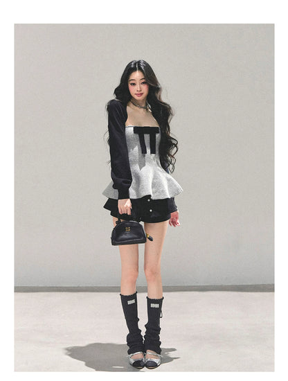 Princess-Style T-Shirt Tank &amp; Cape Two-Piece Set