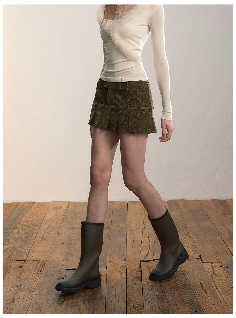 Convertible Detachable Mini Skort