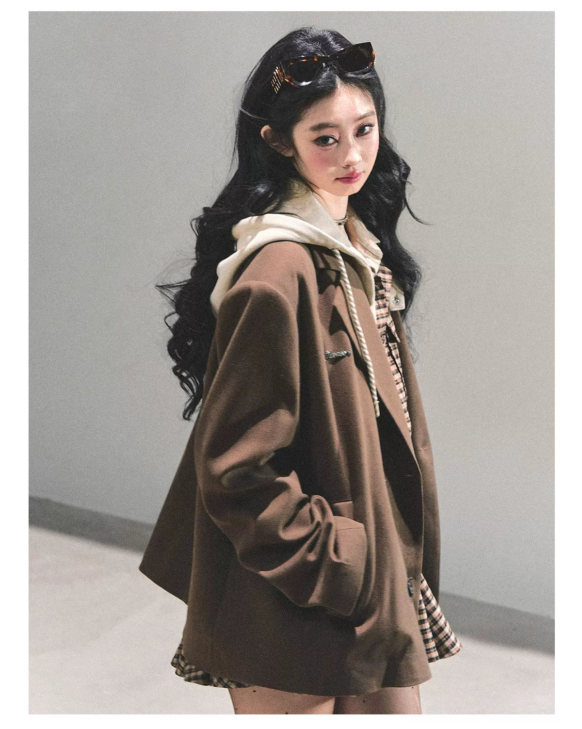 Elevated Hepburn-Style Utility Mini Dress