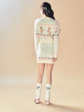 Pink Knit Cardigan & Mini Skirt Set - CHINASQUAD