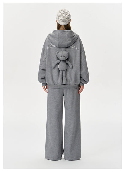 Glitter Zip-Up Hoodie