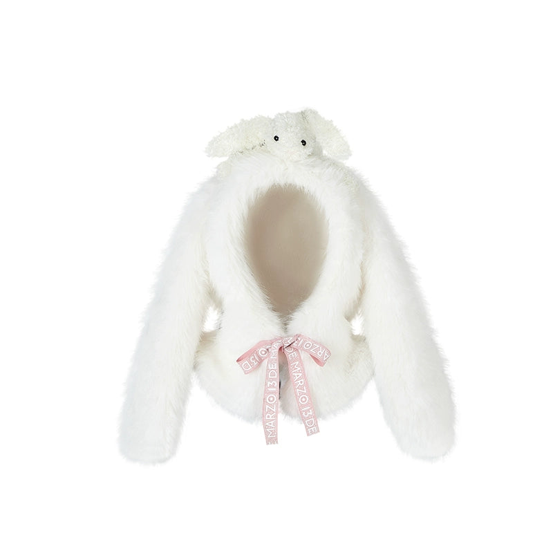 Faux Fur Balaclava Hood