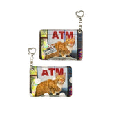 Retro Polka Dot Cat & Dog Print Card Holder - CHINASQUAD