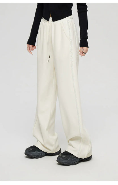 Frayed Wide Leg Pants