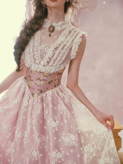 Rose Ode Rococo Couture Dress