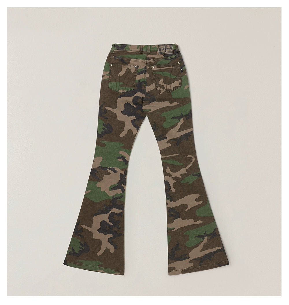COMPASS Classic Storm Denim Flare Pants
