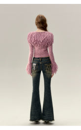 Fringe Knit Sweater - CHINASQUAD