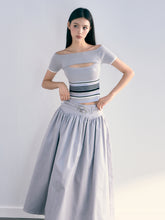 Double Belt Midi Skirt - CHINASQUAD