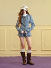 (Final Sale) Vintage Frayed Edge Jacket & Shorts Set - CHINASQUAD