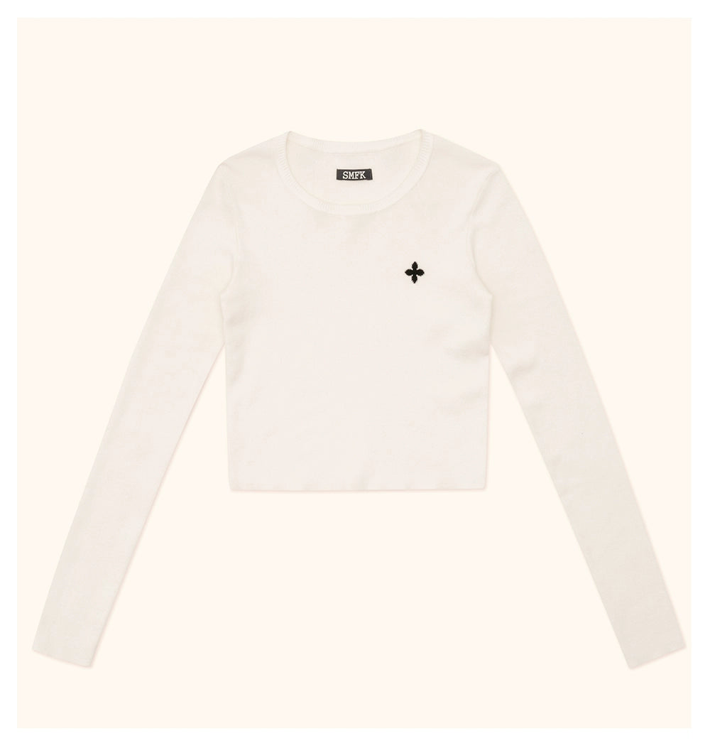Compass Cross Flower Classic Sweater - CHINASQUAD