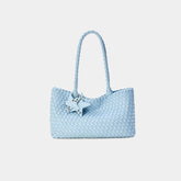 Woven East-West Tote Shoulder Bag ECODAY