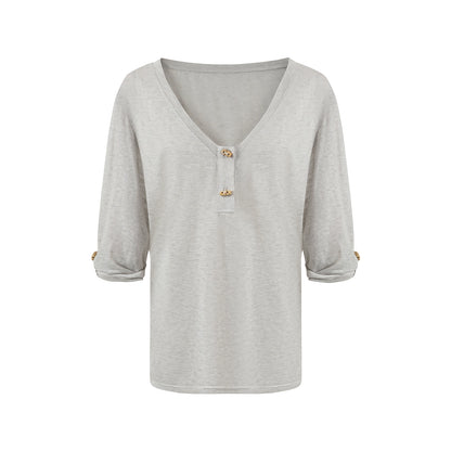 Textured Silk-Blend V-Neck Pullover &amp; Tank Top Set