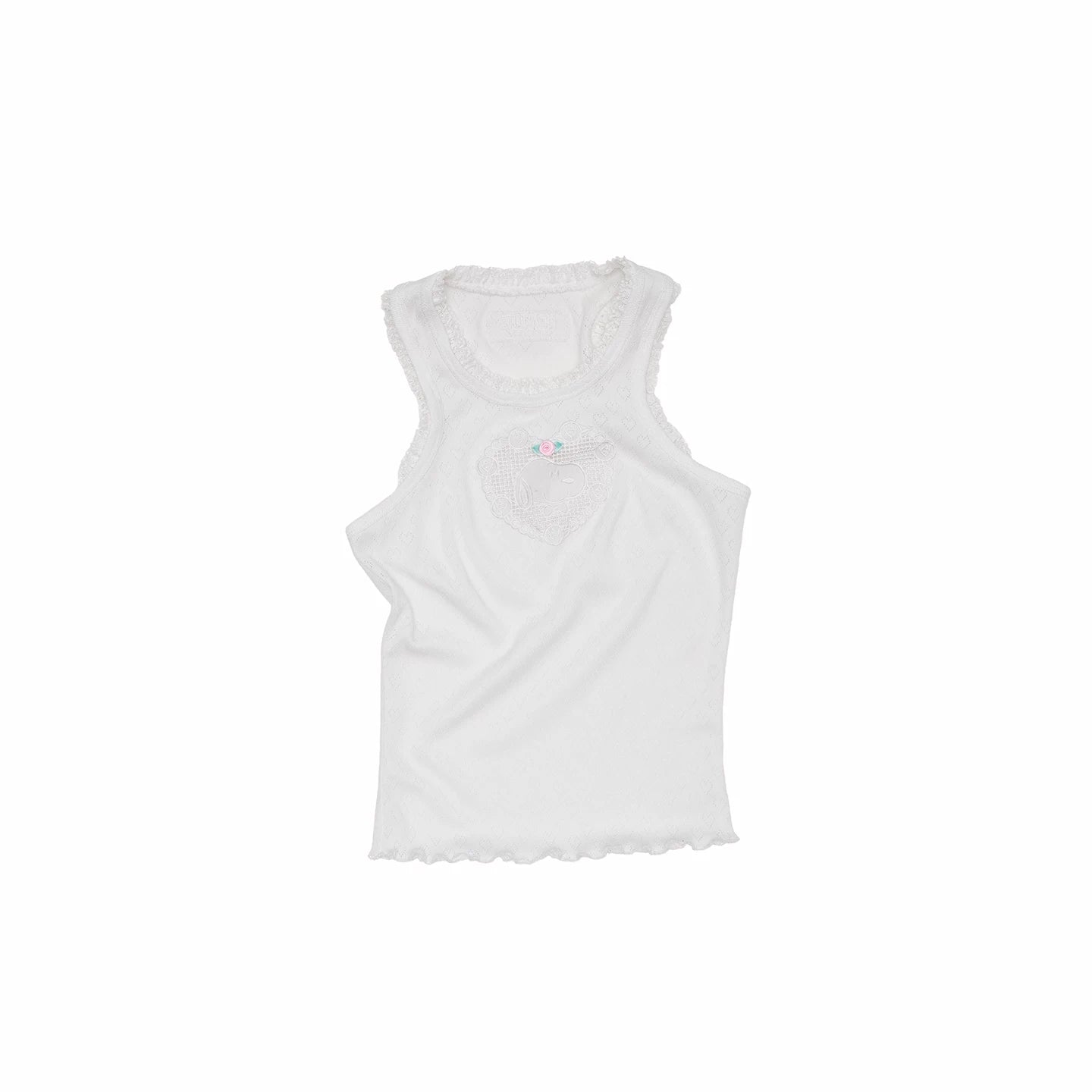 Snoopy Jacquard Knit Tank &amp; Midi Skirt Set 1Jinn Studio