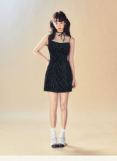 Lace Spaghetti Strap Dress - CHINASQUAD