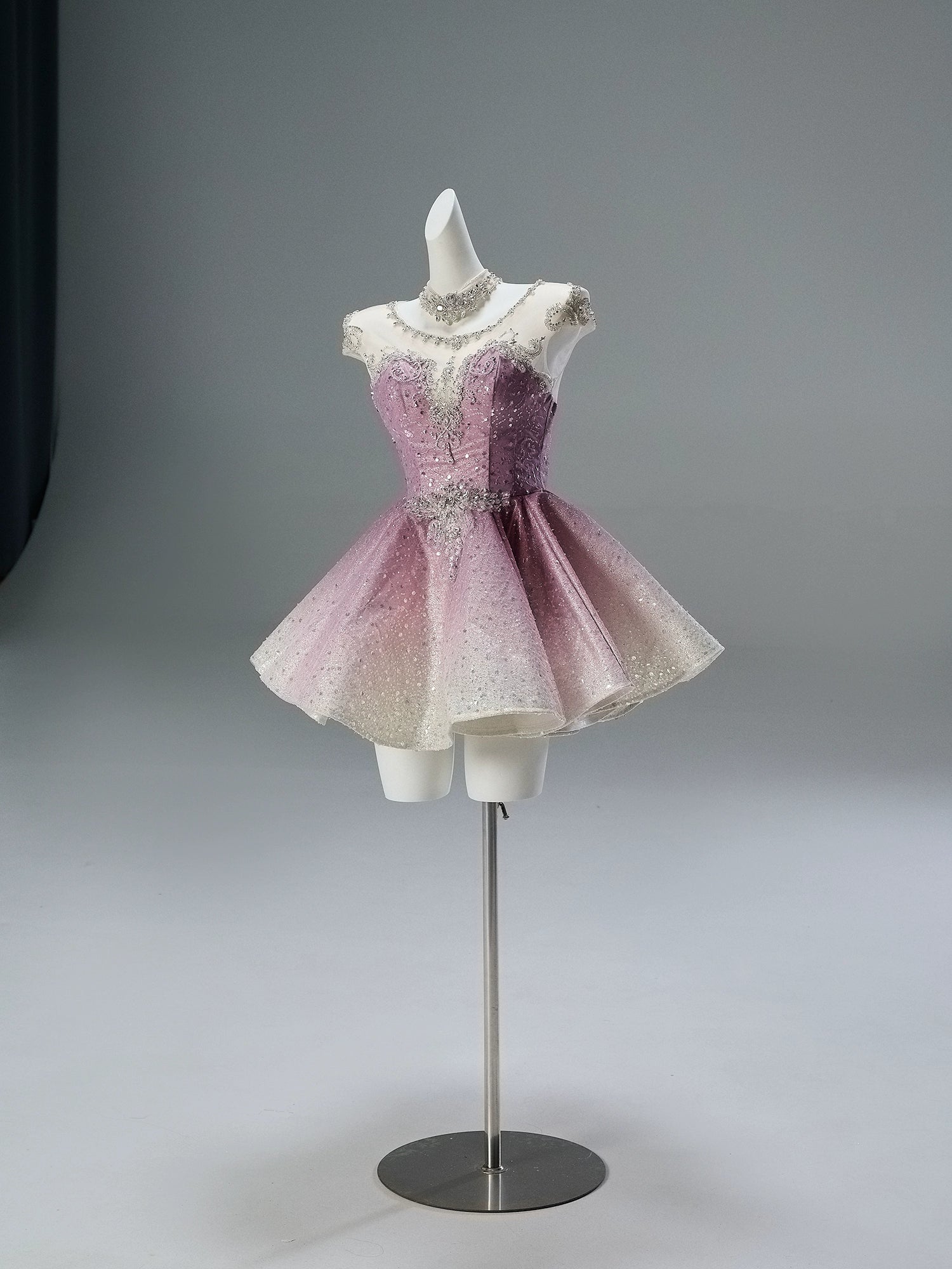 Dreamstar Sequin Tulle Dress with Crystal Accents