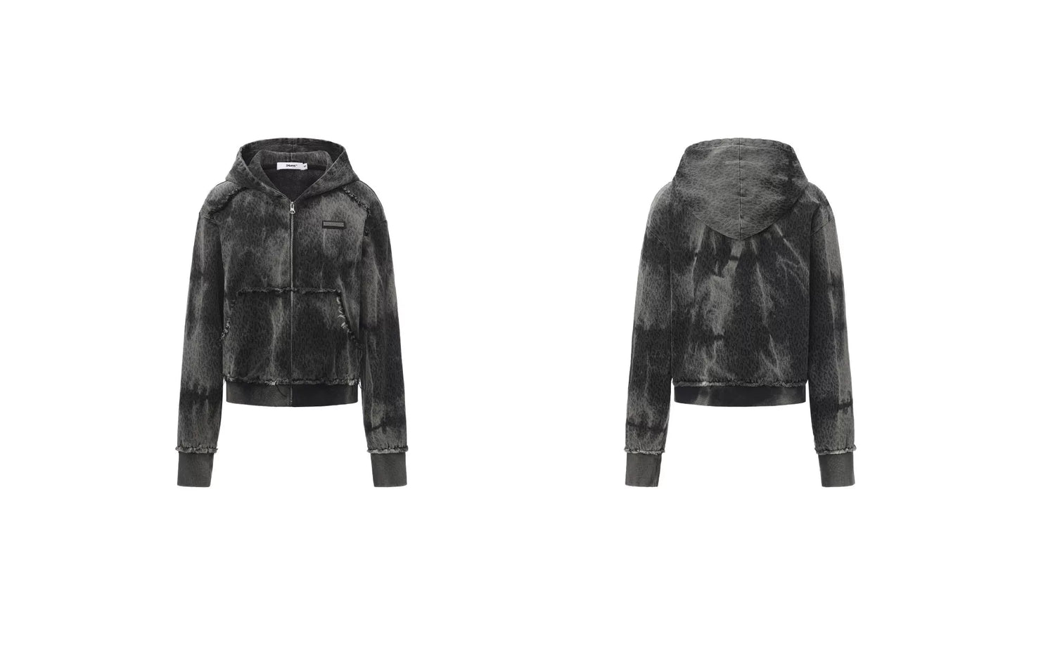 Tie-Dye Distressed Grunge Sweatshirt