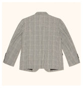 Compass Vintage Plaid Woolen Gray Suit - CHINASQUAD