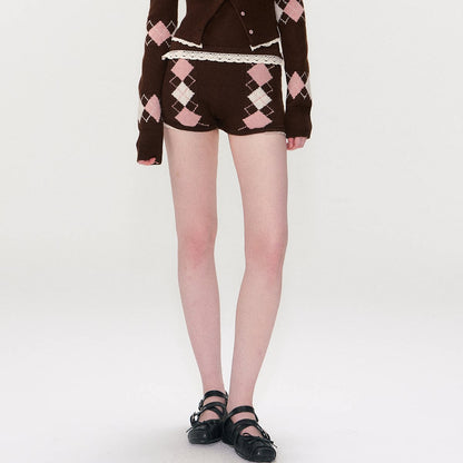 Wool Blend Knit Three-Piece Set