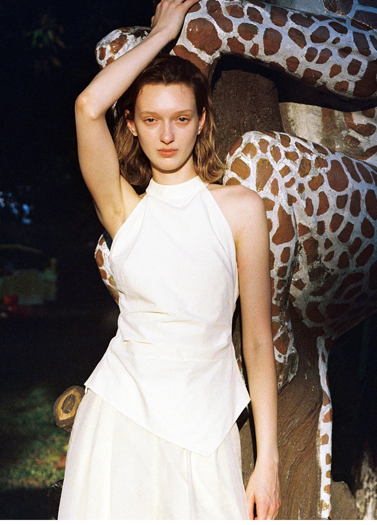 Childhood Tales Mesh Wide-Leg Trousers