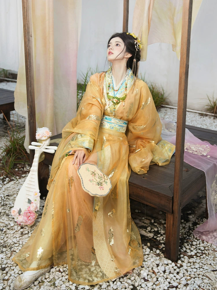 &quot;齐光&quot; Modern Hanfu Hanfu Set