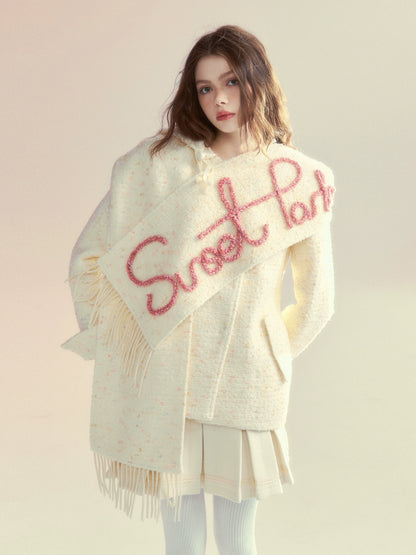 Multicolored Speckled Wool Coat - CHINASQUAD