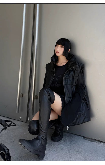 Vintage Washed Spray-Effect Long-Sleeve T-Shirt