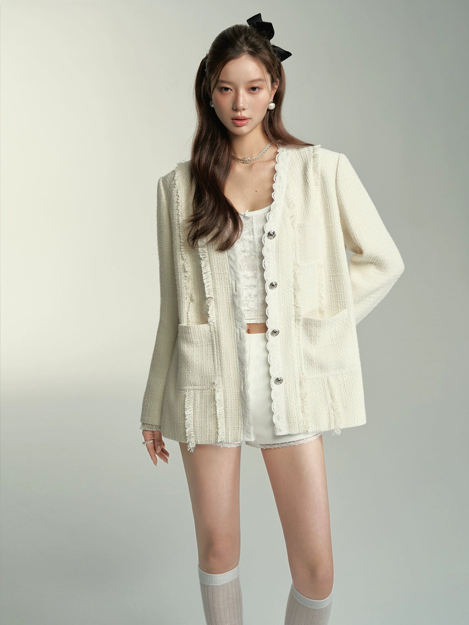 White Tassel Jacket - CHINASQUAD